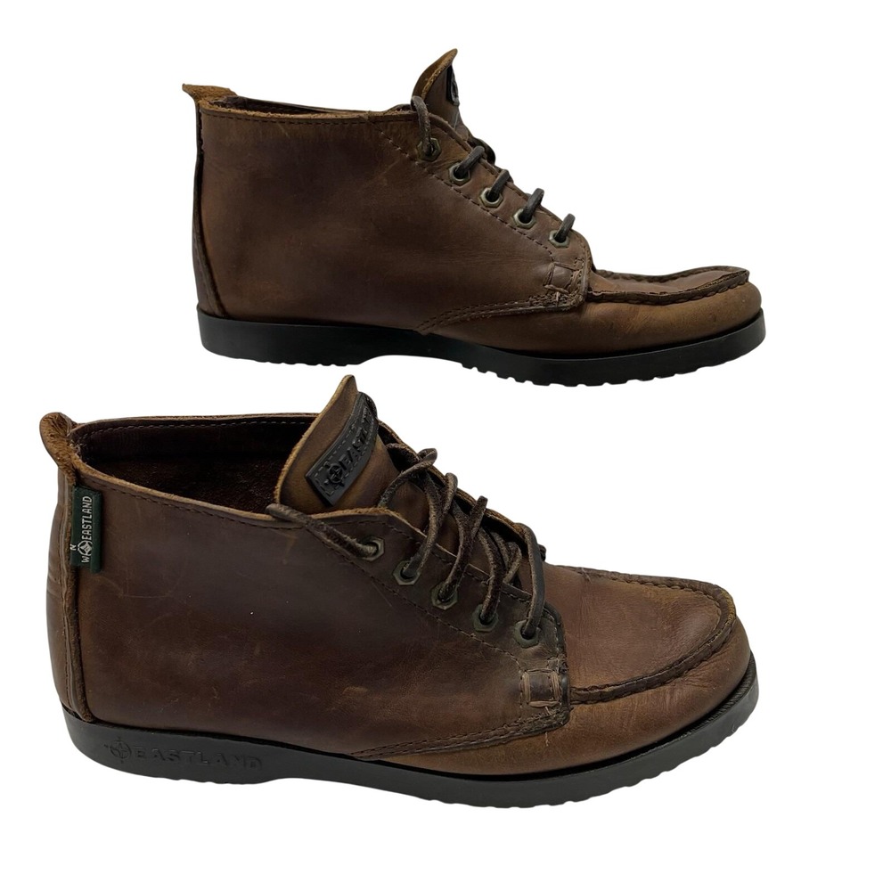 Eastland Vintage Seneca Mens 5D Brown Leather Camp Moc‎ Chukka Boots